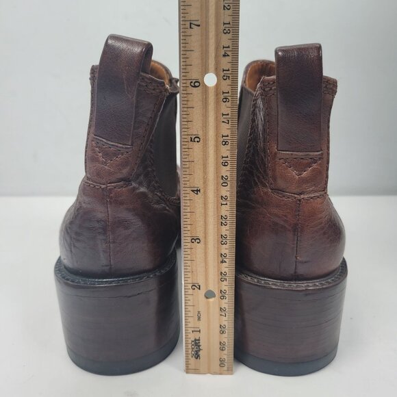 Cole Haan Women's Brown Leather Ankle Boots F5944 US Size 10B - Picture 9 of 10